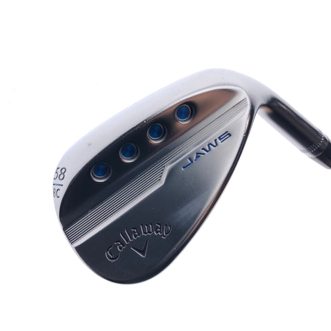 Used Callaway Jaws MD5 Platinum Chrome Lob Wedge / 58.0 Degrees / Stiff Flex