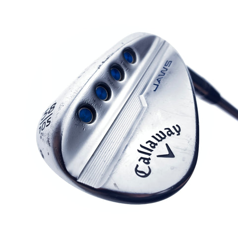 Used Callaway Jaws MD5 Platinum Chrome Lob Wedge / 58.0 Degrees / Stiff Flex