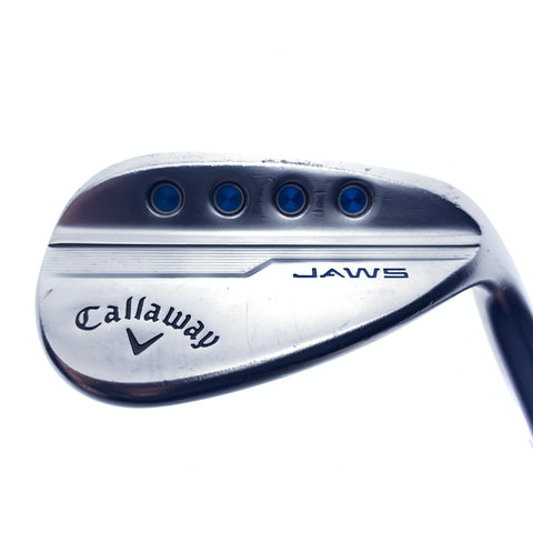 Used Callaway Jaws MD5 Platinum Chrome Lob Wedge / 58.0 Degrees / Stiff Flex