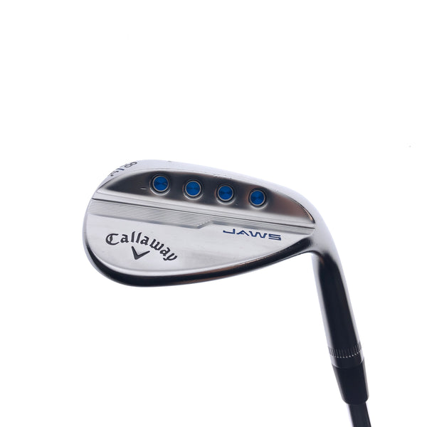 Used Callaway Jaws MD5 Platinum Chrome Lob Wedge / 58.0 Degrees / Stiff Flex