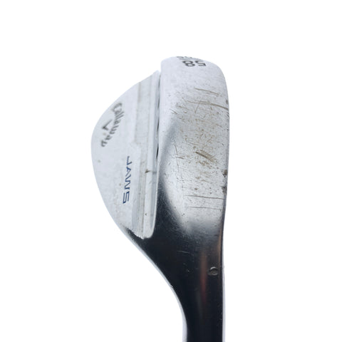 Used Callaway Jaws MD5 Platinum Chrome Lob Wedge / 58.0 Degrees / Wedge Flex