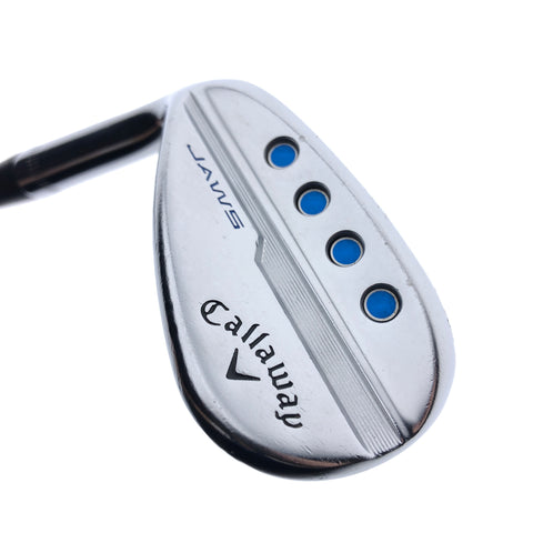 Used Callaway Jaws MD5 Platinum Chrome Lob Wedge / 60 Degrees / Stiff Flex / L-H