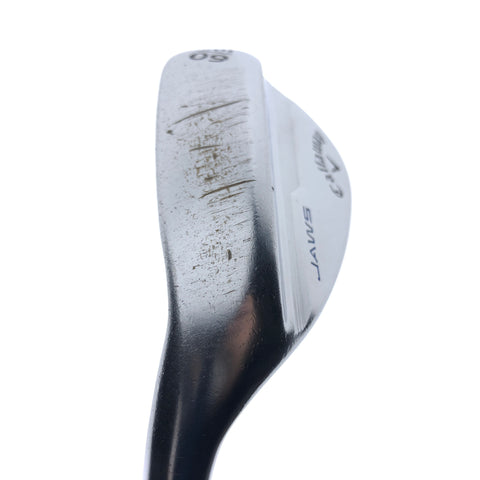 Used Callaway Jaws MD5 Platinum Chrome Lob Wedge / 60 Degrees / Stiff Flex / L-H