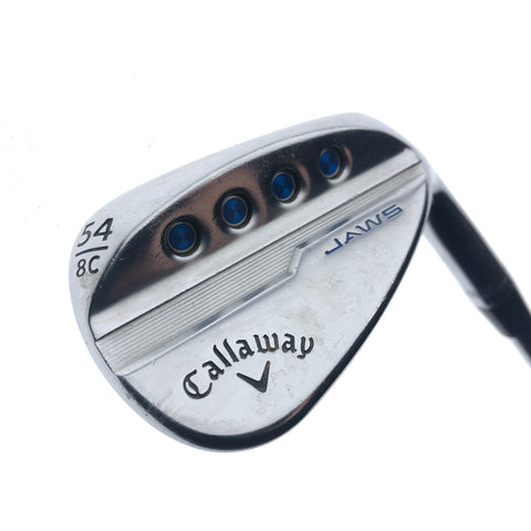 Used Callaway Jaws MD5 Platinum Chrome Sand Wedge / 54.0 Degrees / Stiff Flex