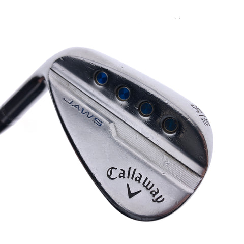 Used Callaway Jaws MD5 Platinum Chrome Sand Wedge / 56 Deg / Stiff / Left-Handed