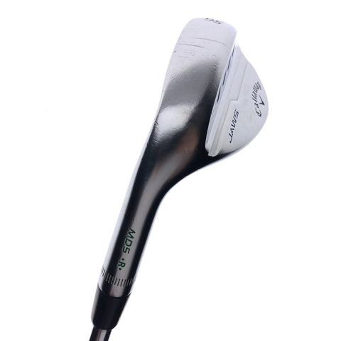 Used Callaway Jaws MD5 Platinum Chrome Sand Wedge / 56.0 Deg / Stiff Flex / L-H