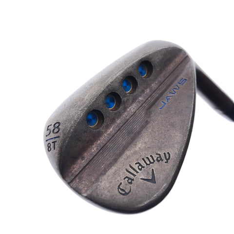 Used Callaway Jaws MD5 Raw Lob Wedge / 58.0 Degrees / Regular Flex