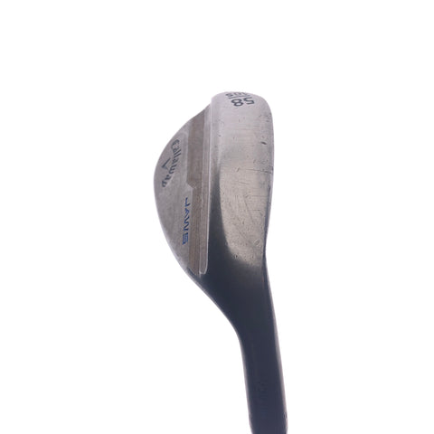 Used Callaway Jaws MD5 Raw Lob Wedge / 58.0 Degrees / Stiff Flex