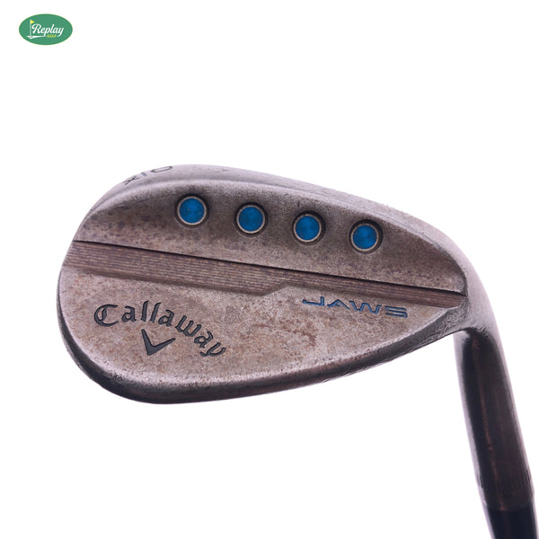 Used Callaway Jaws MD5 Raw Lob Wedge / 60 Degrees /  KBS Tour 120 Stiff Flex - Replay Golf 