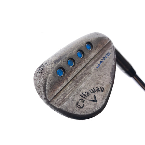 Used Callaway Jaws MD5 Raw Lob Wedge / 60.0 Degrees / X-Stiff Flex