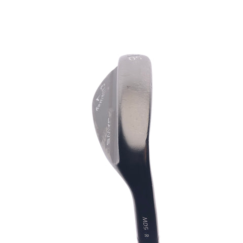 Used Callaway Jaws MD5 Tour Grey Gap Wedge / 50.0 Degrees / Stiff Flex
