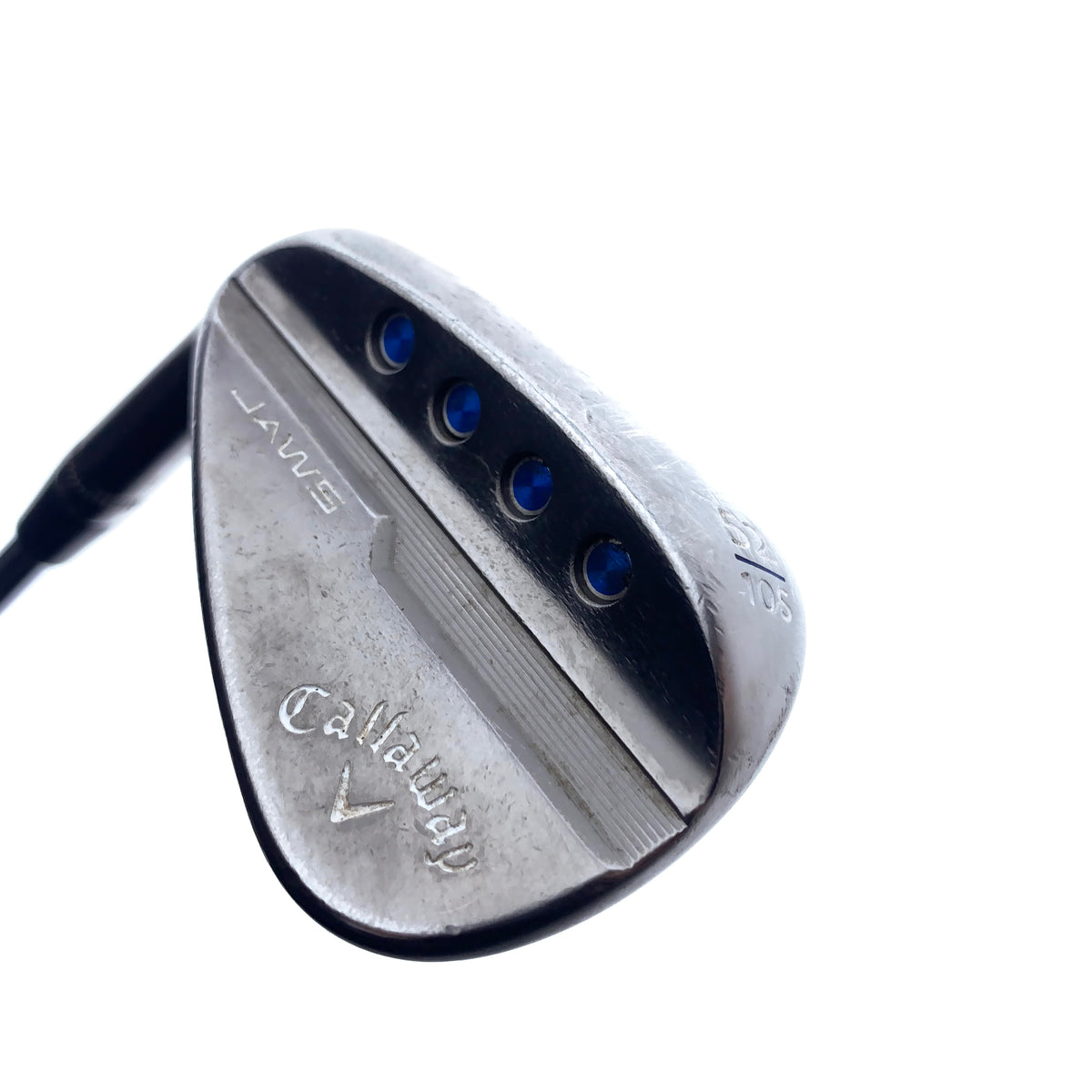 Used Callaway Jaws MD5 Tour Grey Gap Wedge / 52.0 Degrees / Stiff Flex / Left-H
