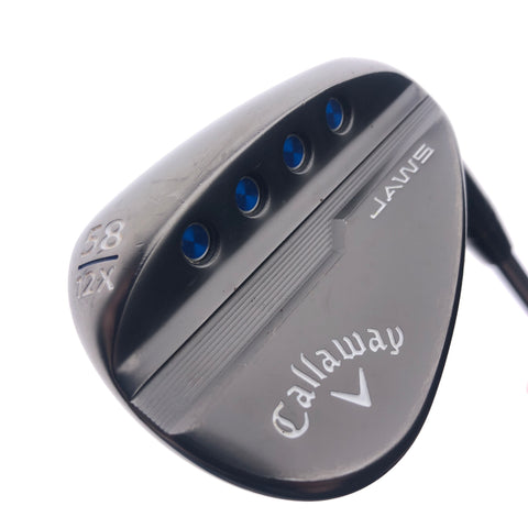 Used Callaway Jaws MD5 Tour Grey Lob Wedge / 58.0 Degrees / Stiff Flex