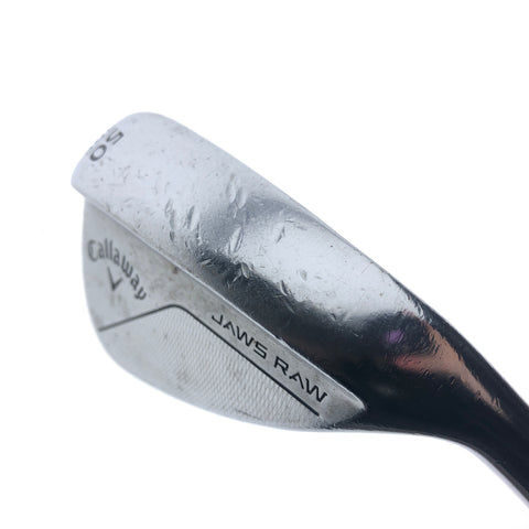Used Callaway Jaws Raw 2022 Gap Wedge / 50.0 Degrees / Stiff Flex