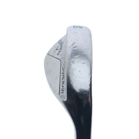 Used Callaway Jaws Raw 2022 Gap Wedge / 50.0 Degrees / Stiff Flex