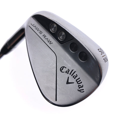 Used Callaway Jaws Raw 2022 Gap Wedge / 50.0 Degrees / Wedge Flex / Left-Handed