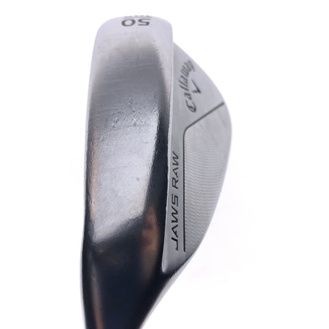 Used Callaway Jaws Raw 2022 Gap Wedge / 50.0 Degrees / Wedge Flex / Left-Handed