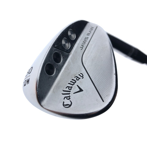 Used Callaway Jaws Raw 2022 Gap Wedge / 50.0 Degrees / X-Stiff Flex