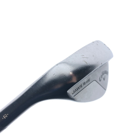Used Callaway Jaws Raw 2022 Gap Wedge / 52 Degrees / Stiff Flex / Left-Handed