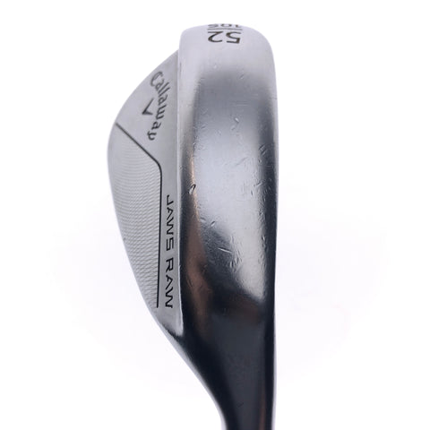 Used Callaway Jaws Raw 2022 Gap Wedge / 52.0 Degrees / Stiff Flex
