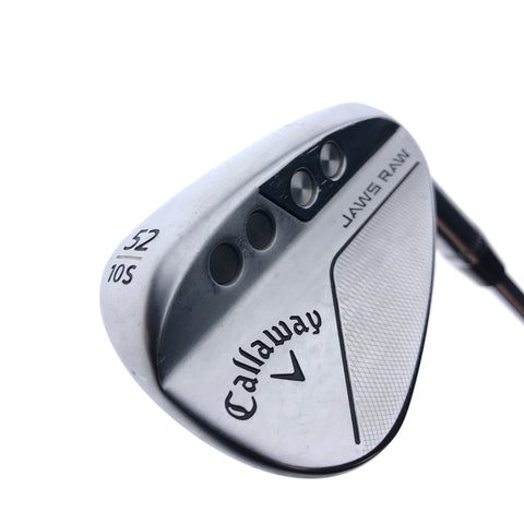 Used Callaway Jaws Raw 2022 Gap Wedge / 52.0 Degrees / Wedge Flex