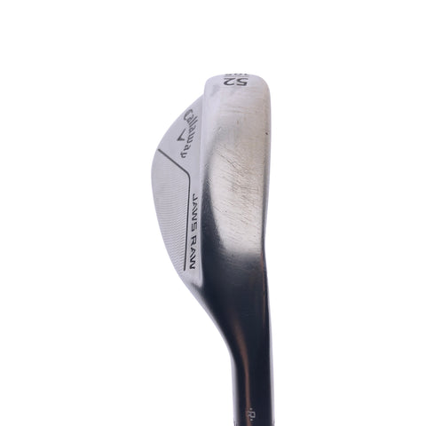 Used Callaway Jaws Raw 2022 Gap Wedge / 52.0 Degrees / Wedge Flex
