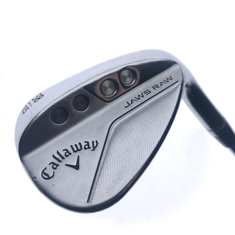 Used Callaway Jaws Raw 2022 Lob Wedge / 58.0 Degrees / Stiff Flex