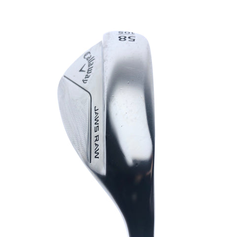 Used Callaway Jaws Raw 2022 Lob Wedge / 58.0 Degrees / Stiff Flex