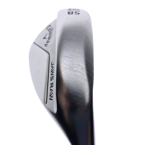Used Callaway Jaws Raw 2022 Lob Wedge / 58.0 Degrees / Stiff Flex
