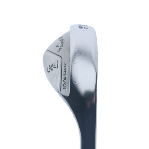 Used Callaway Jaws Raw 2022 Lob Wedge / 58.0 Degrees / Stiff Flex