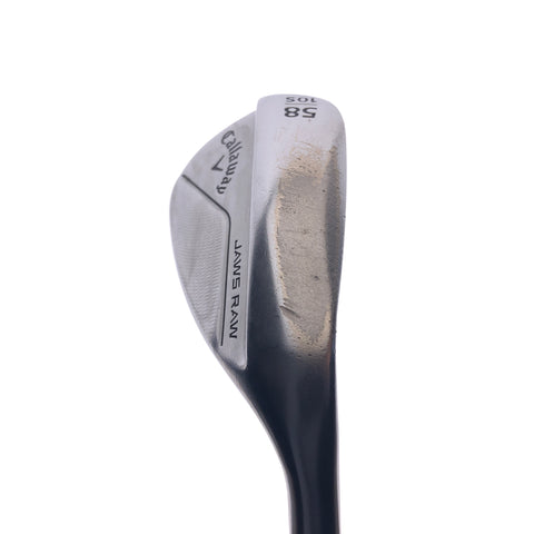 Used Callaway Jaws Raw 2022 Lob Wedge / 58.0 Degrees / Stiff Flex