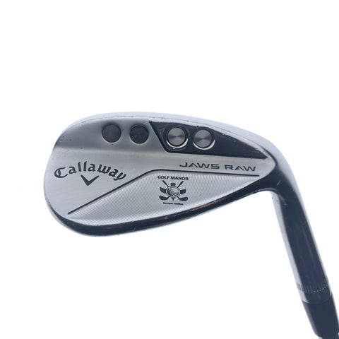 Used Callaway Jaws Raw 2022 Lob Wedge / 58.0 Degrees / Stiff Flex