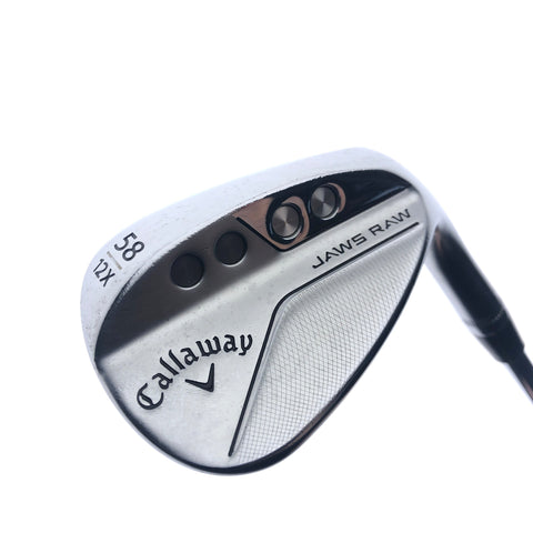 Used Callaway Jaws Raw 2022 Lob Wedge / 58.0 Degrees / Wedge Flex