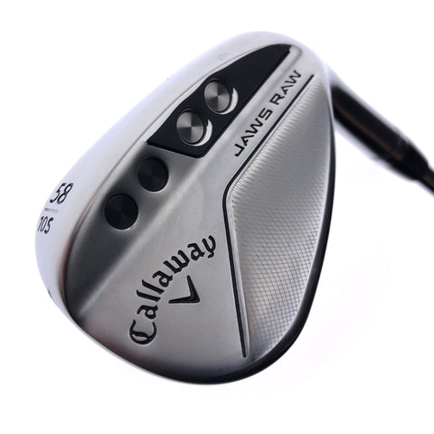 Used Callaway Jaws Raw 2022 Lob Wedge / 58.0 Degrees / Wedge Flex