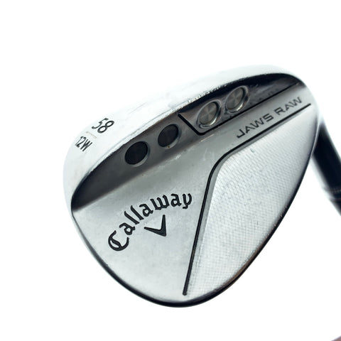 Used Callaway Jaws Raw 2022 Lob Wedge / 58.0 Degrees / Wedge Flex