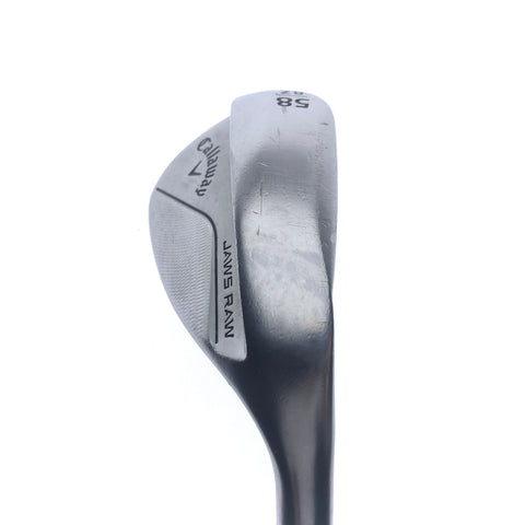 Used Callaway Jaws Raw 2022 Lob Wedge / 58.0 Degrees / Wedge Flex