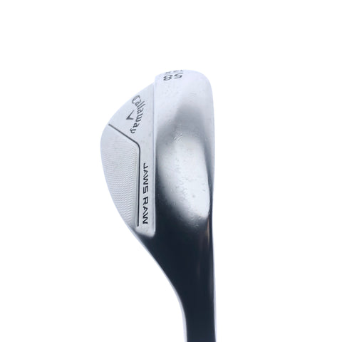 Used Callaway Jaws Raw 2022 Lob Wedge / 58.0 Degrees / Wedge Flex