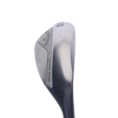 Used Callaway Jaws Raw 2022 Lob Wedge / 58.0 Degrees / Wedge Flex