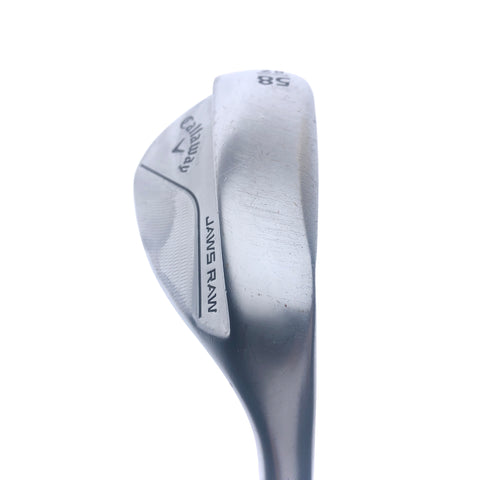 Used Callaway Jaws Raw 2022 Lob Wedge / 58.0 Degrees / Wedge Flex