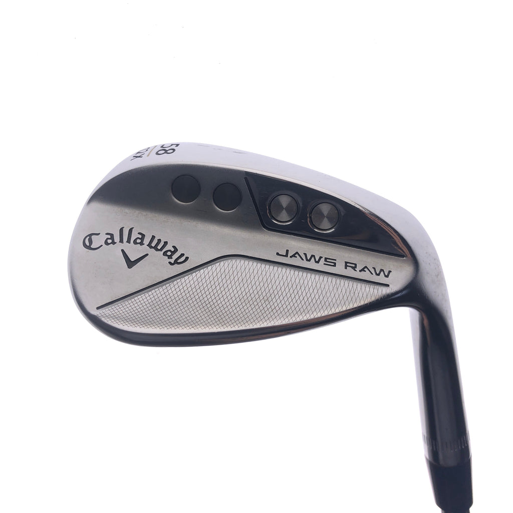 Used Callaway Jaws Raw 2022 Lob Wedge / 58.0 Degrees / Wedge Flex