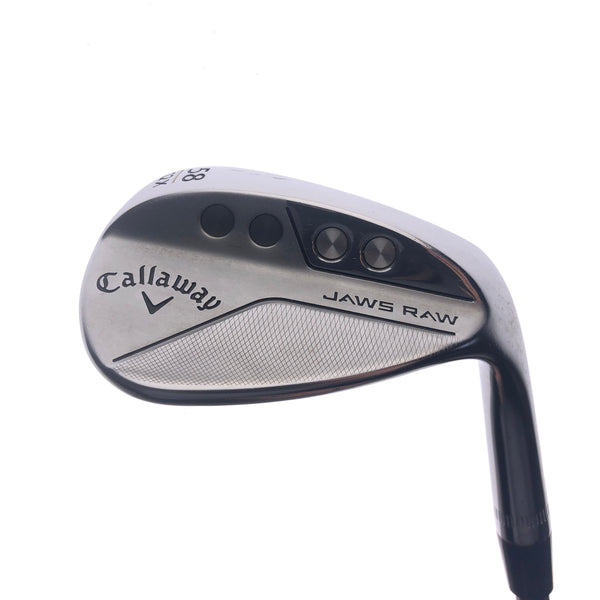 Used Callaway Jaws Raw 2022 Lob Wedge / 58.0 Degrees / Wedge Flex
