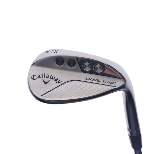 Used Callaway Jaws Raw 2022 Lob Wedge / 58.0 Degrees / Wedge Flex