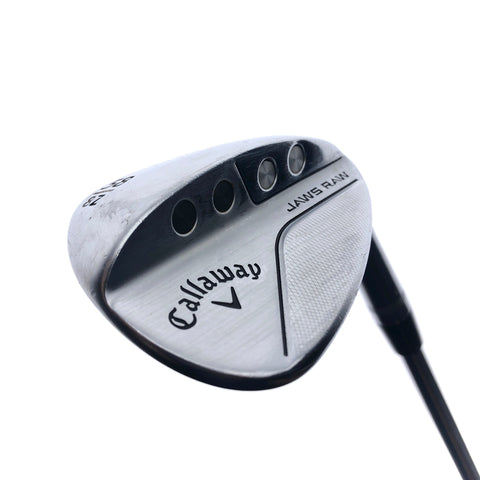 Used Callaway Jaws Raw 2022 Lob Wedge / 58.0 Degrees / X-Stiff Flex