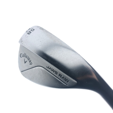 Used Callaway Jaws Raw 2022 Lob Wedge / 58.0 Degrees / X-Stiff Flex
