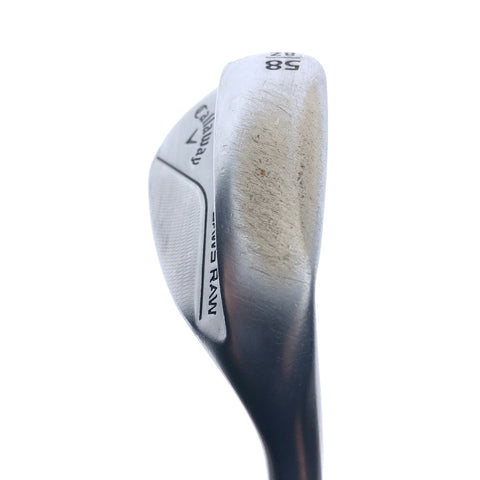 Used Callaway Jaws Raw 2022 Lob Wedge / 58.0 Degrees / X-Stiff Flex