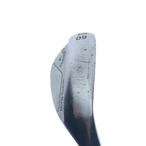Used Callaway Jaws Raw 2022 Lob Wedge / 60.0 Degrees / Ladies Flex