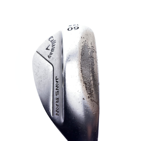 Used Callaway Jaws Raw 2022 Lob Wedge / 60.0 Degrees / Regular Flex