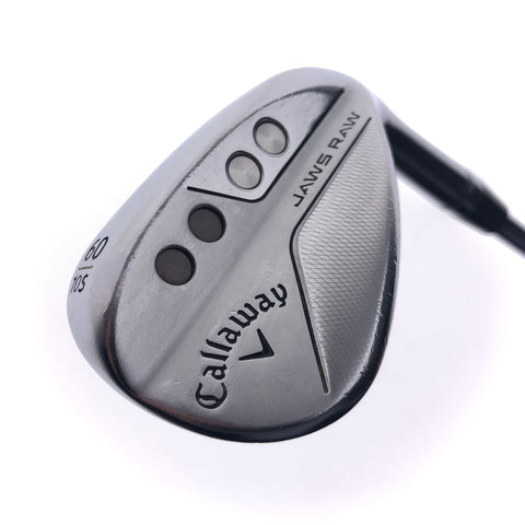 Used Callaway Jaws Raw 2022 Lob Wedge / 60.0 Degrees / Stiff Flex