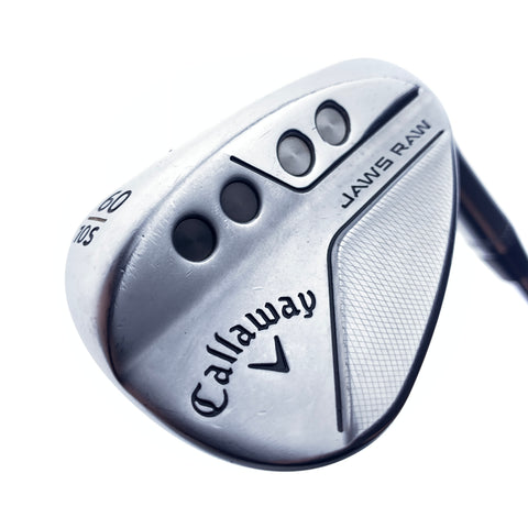 Used Callaway Jaws Raw 2022 Lob Wedge / 60.0 Degrees / Stiff Flex