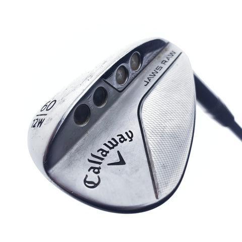 Used Callaway Jaws Raw 2022 Lob Wedge / 60.0 Degrees / Wedge Flex